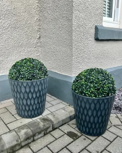 Urtepotte LAVRIO 36 cm Mørkegrå