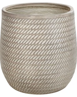 Urtepotte LIVADIA 39 cm Brungrå
