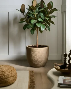 Urtepotte LIXOURI 47 cm Beige