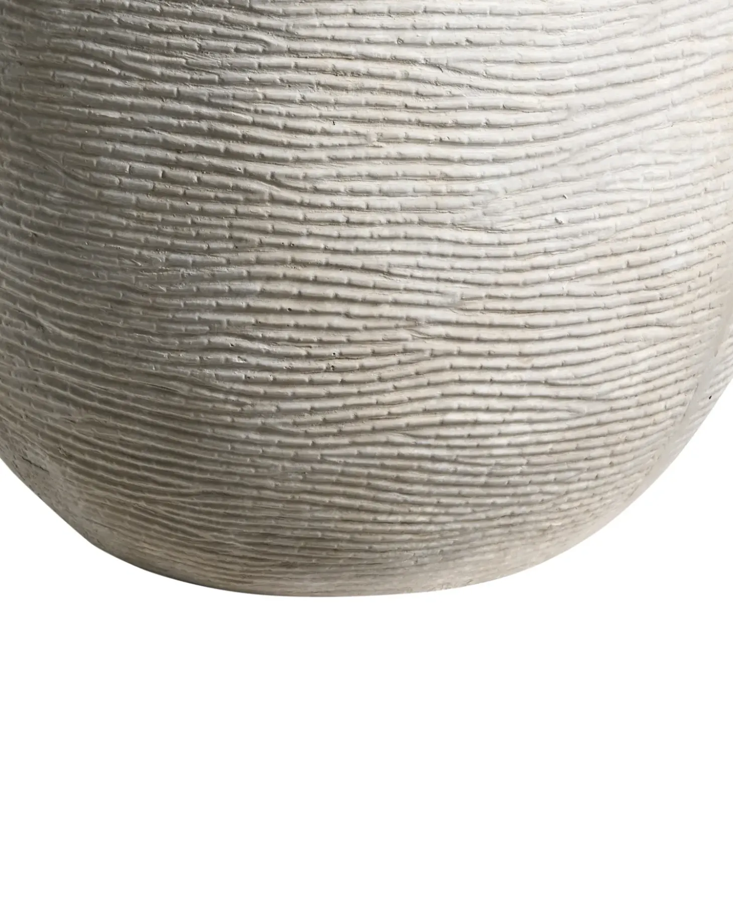 Urtepotte LIXOURI 47 cm Lysegrå