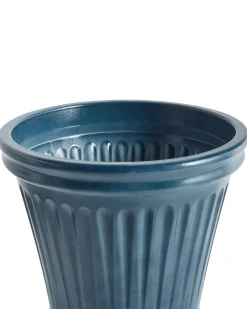 Urtepotte MAIZE 43 cm Blå