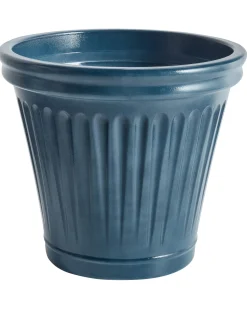 Urtepotte MAIZE 43 cm Blå