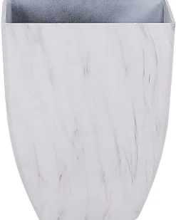 Urtepotte MIRO 35 cm Hvid marmor
