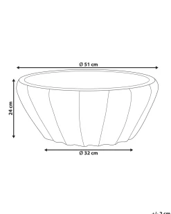 Urtepotte OSTRYA 51 cm Blå