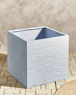 Urtepotte PAROS 50 cm Hvid