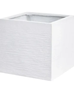 Urtepotte PAROS 30 cm Hvid