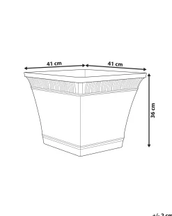 Urtepotte PSATHA 41 cm Ferskenagtig lyserød