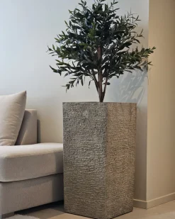 Urtepotte TENNO 40 cm Beige