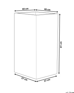 Urtepotte TENNO 40 cm Beige