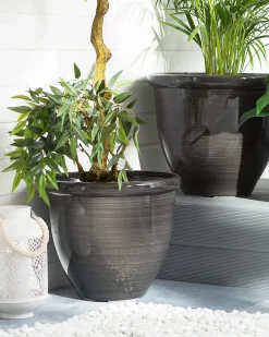 Urtepotte TESALIA 49 cm Brun
