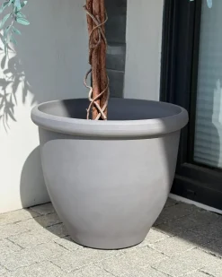 Urtepotte TESALIA 49 cm Grå