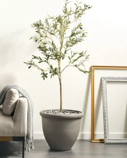 Urtepotte TESALIA 49 cm Grå