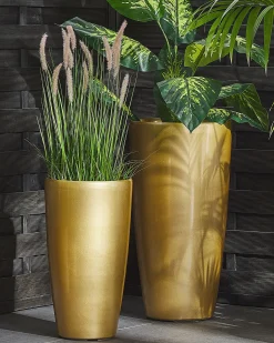 Urtepotte TSERIA 40 cm Guld