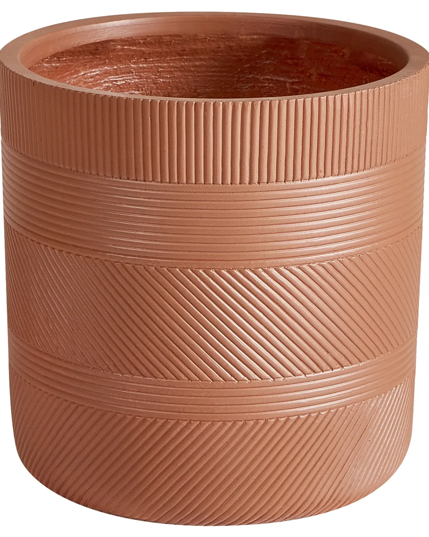 Urtepotte VOULA 31 cm Brun