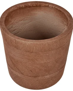 Urtepotte VOULA 36 cm Guldbrun