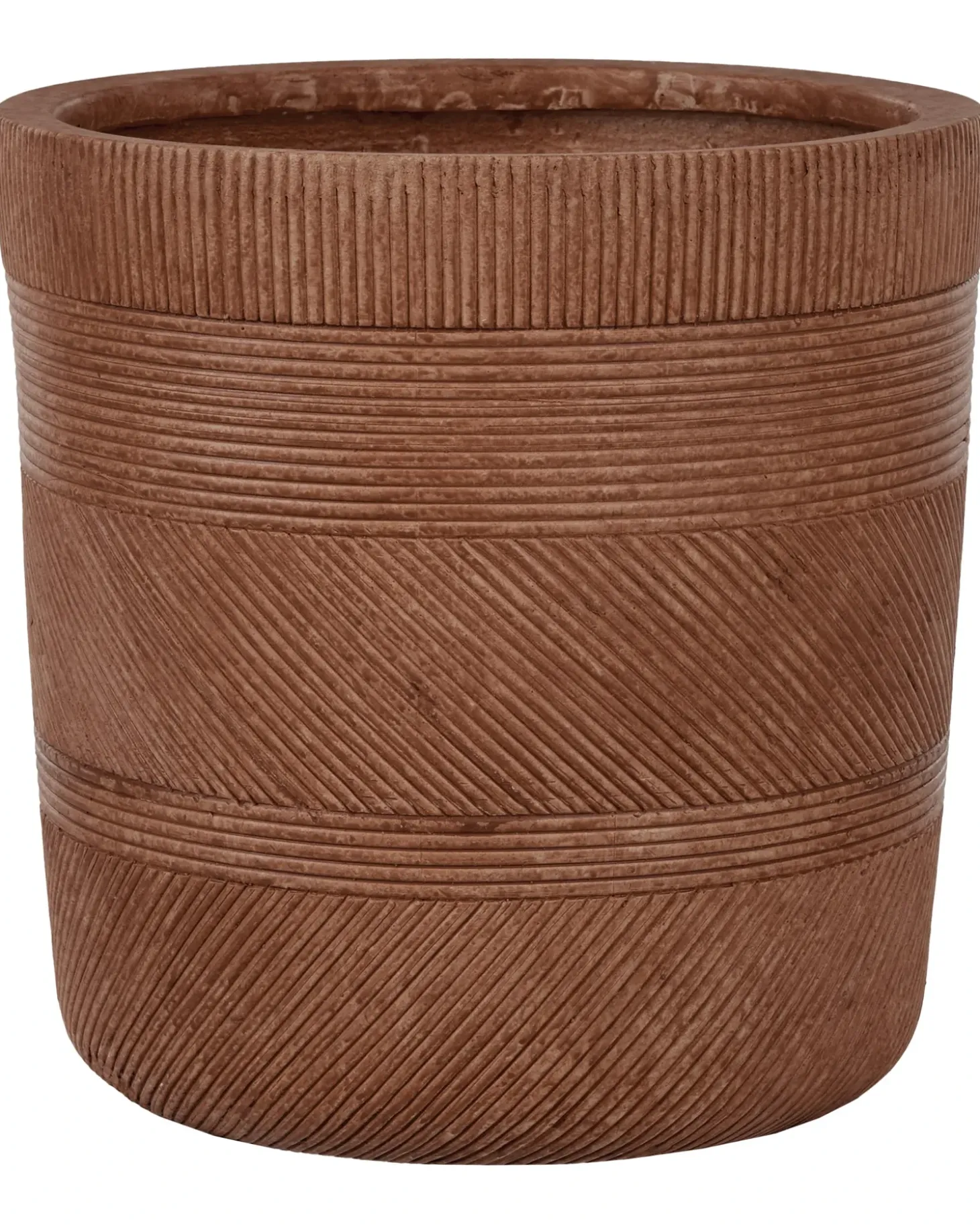 Urtepotte VOULA 36 cm Guldbrun