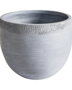 Urtepotte ZAKROS 38 cm Grå