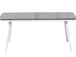 USTICA 4 personers Loungesæt med bord Hvid Metal