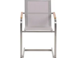 VALCANETTO/COSOLETO 8 personers Havemøbelsæt Beige Metal