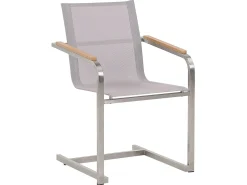 VALCANETTO/COSOLETO 8 personers Havemøbelsæt Beige Metal