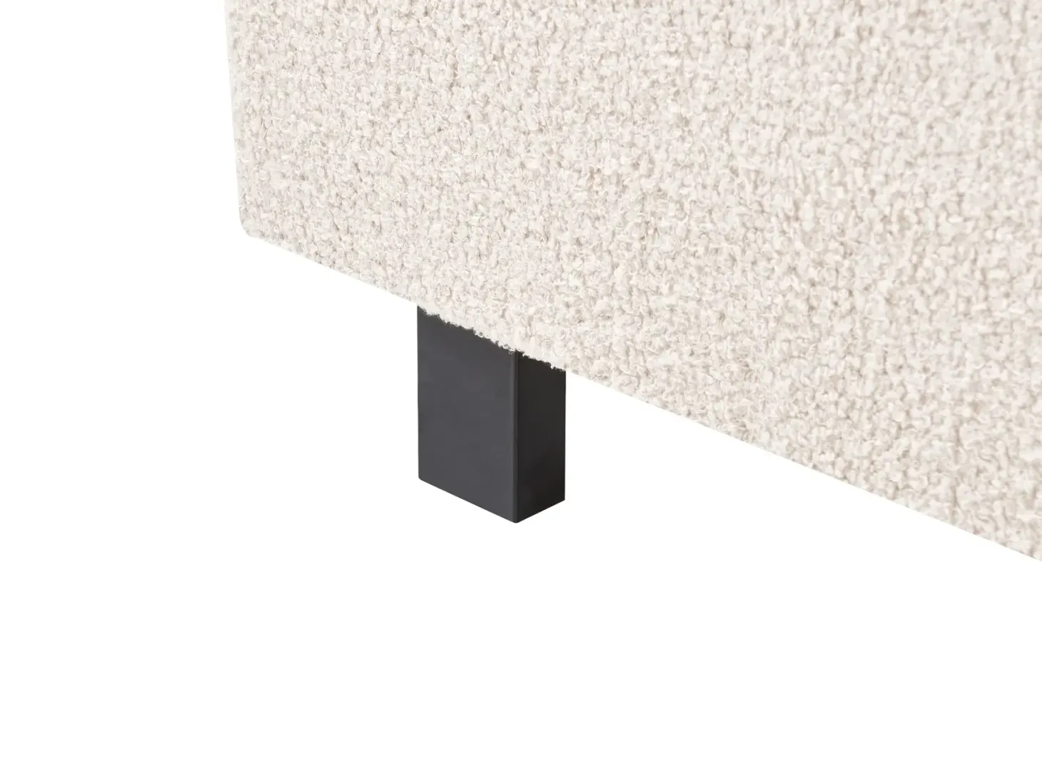 Vandseng Boucle ALBI 180 x 200 cm Cremehvid