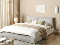 Vandseng Fløjl VINAY 180 x 200 cm Lys Beige