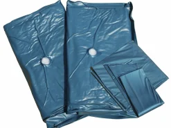 Vandseng med opbevaringsbænk Velour NOYERS 180 x 200 cm Sort