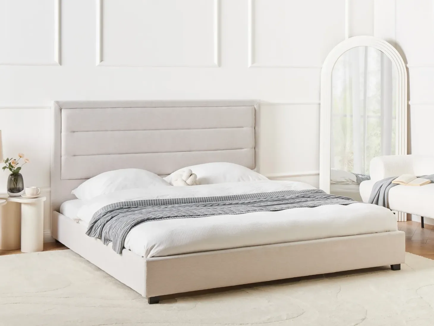 Vandseng ROUEN 180 x 200 cm Lys Beige