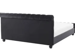 Vandseng Velour AVALLON 180 x 200 cm Sort