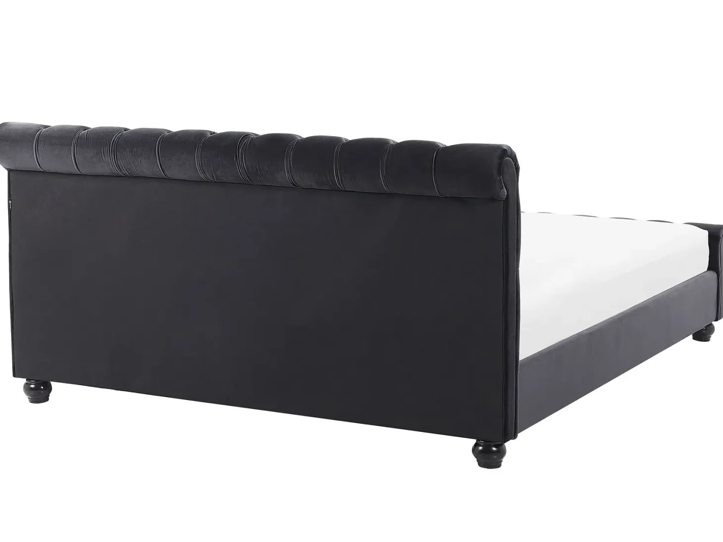 Vandseng Velour AVALLON 180 x 200 cm Sort