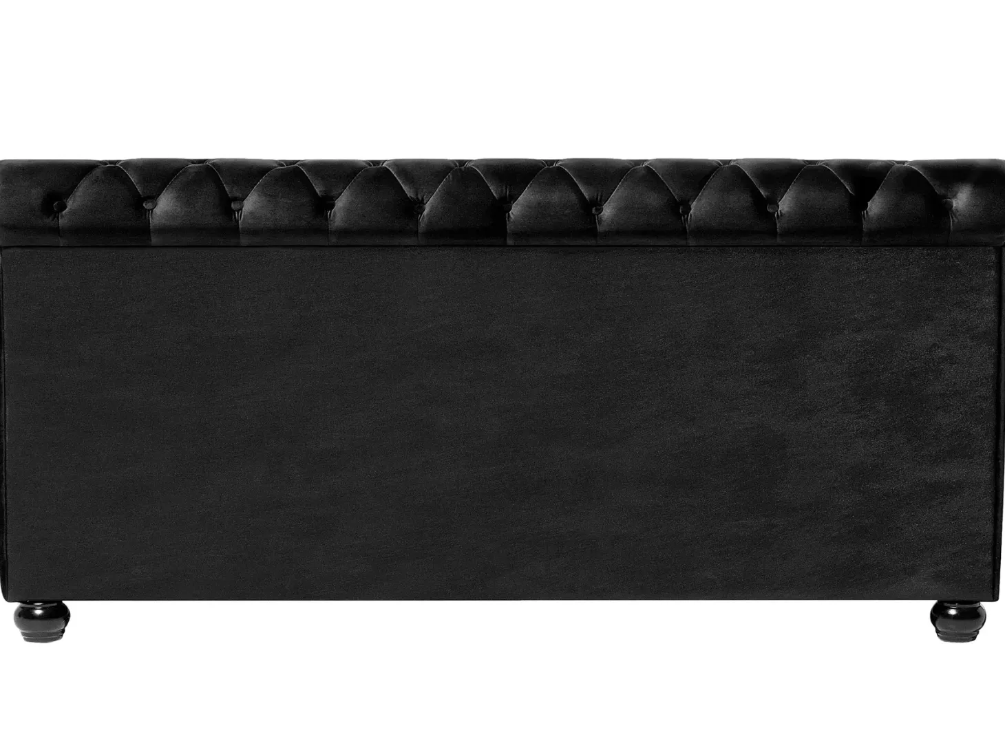 Vandseng Velour AVALLON 180 x 200 cm Sort