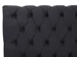 Vandseng Velour AVALLON 180 x 200 cm Sort