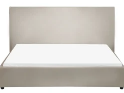 Vandseng Velour LAVAUR 160 x 200 cm Brungrå
