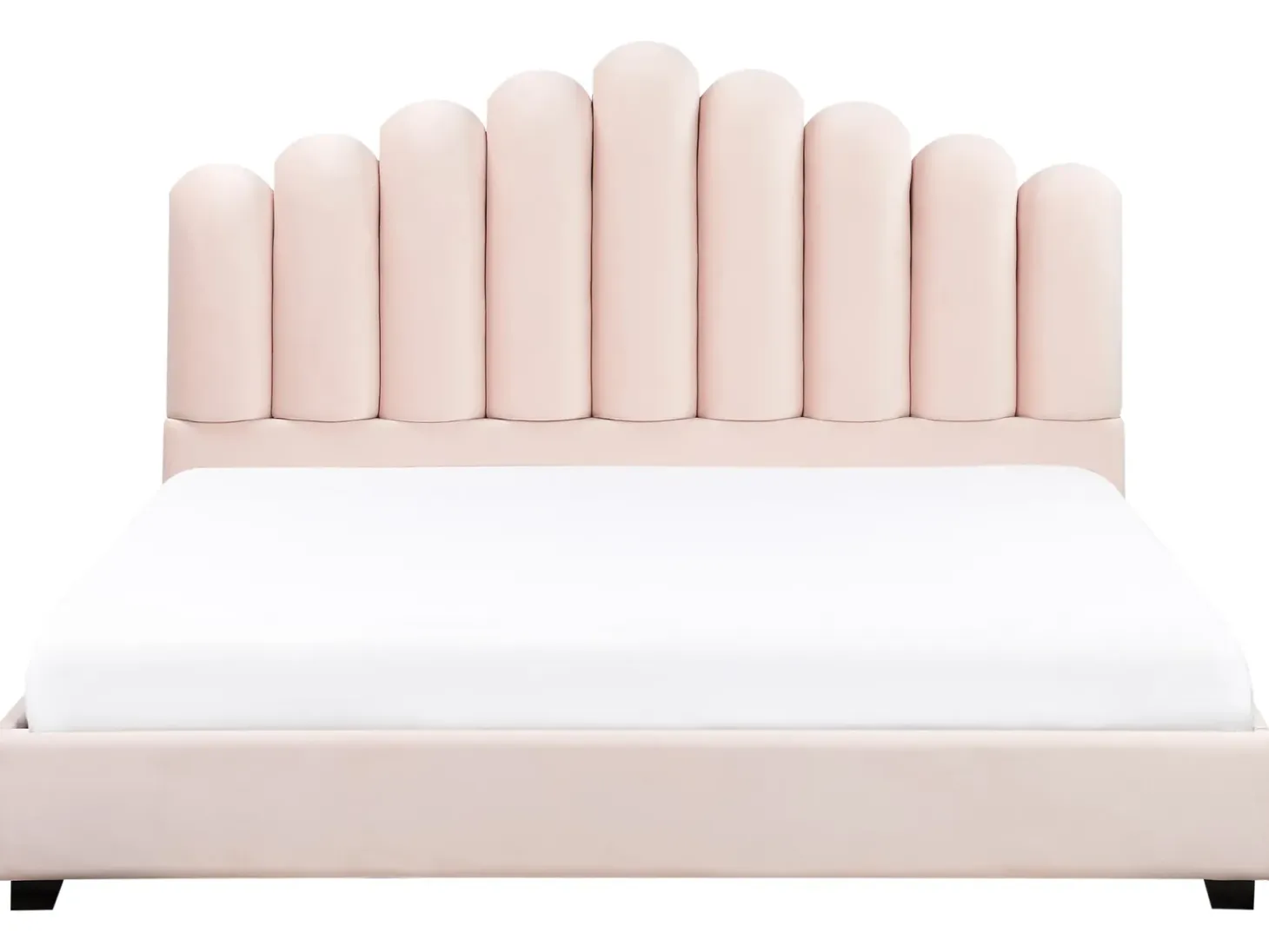 Vandseng Velour VINCENNES 180 x 200 cm Pastellrosa