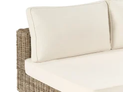 VARALLO 4 personers Loungesæt med bord Venstrevendt Grå Rattan