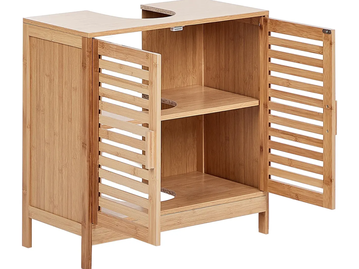 Vaskeskab MISSOULA Bambus 60 cm Lysebrun