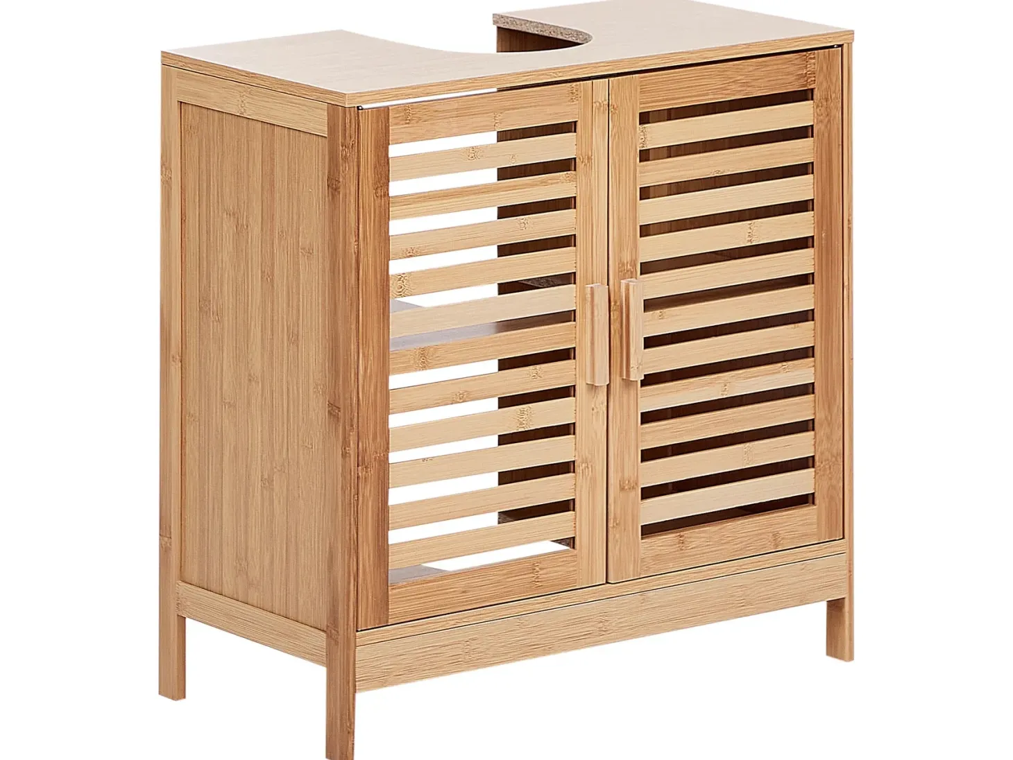 Vaskeskab MISSOULA Bambus 60 cm Lysebrun