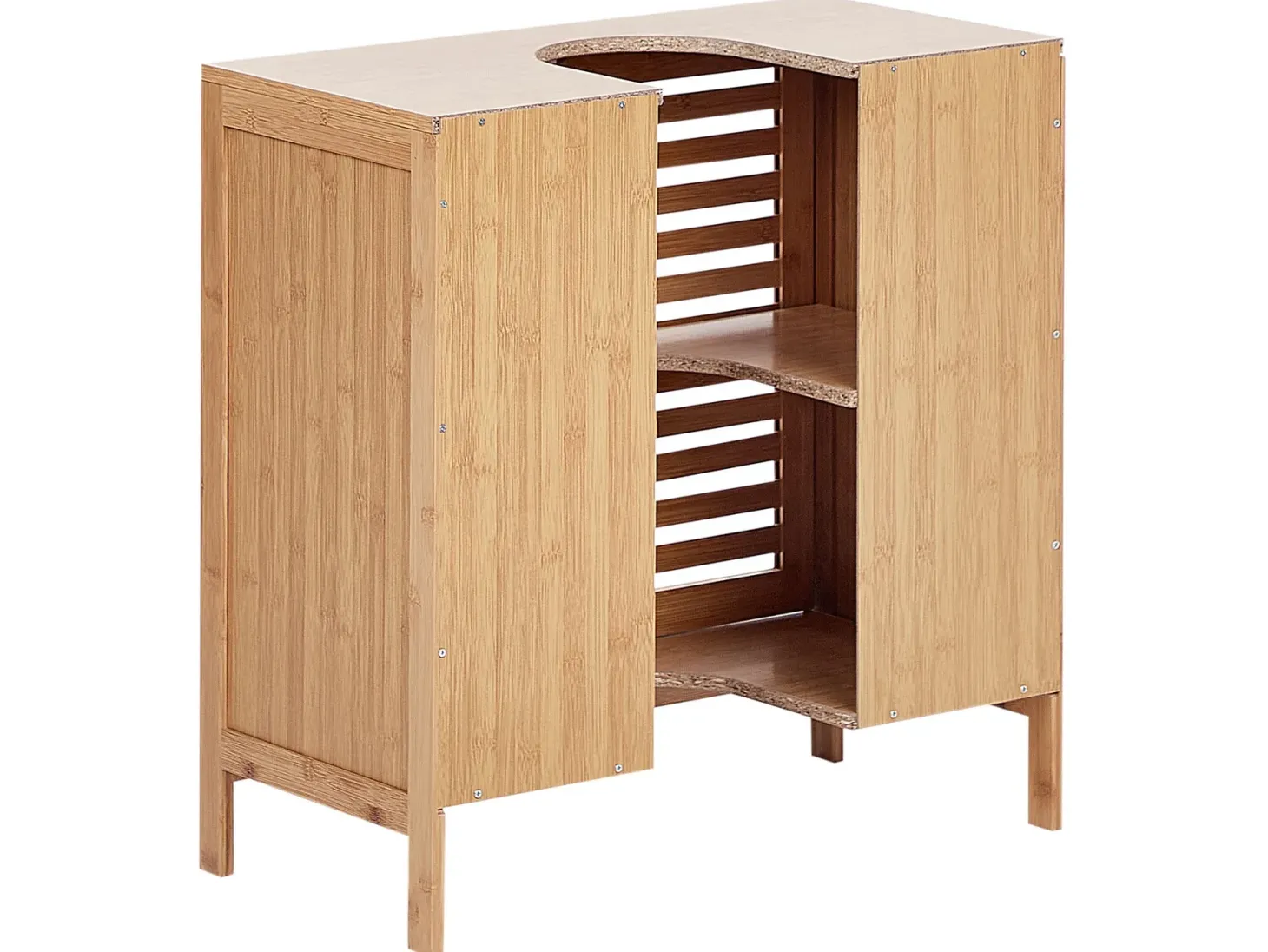 Vaskeskab MISSOULA Bambus 60 cm Lysebrun