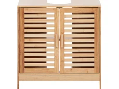 Vaskeskab MISSOULA Bambus 60 cm Lysebrun