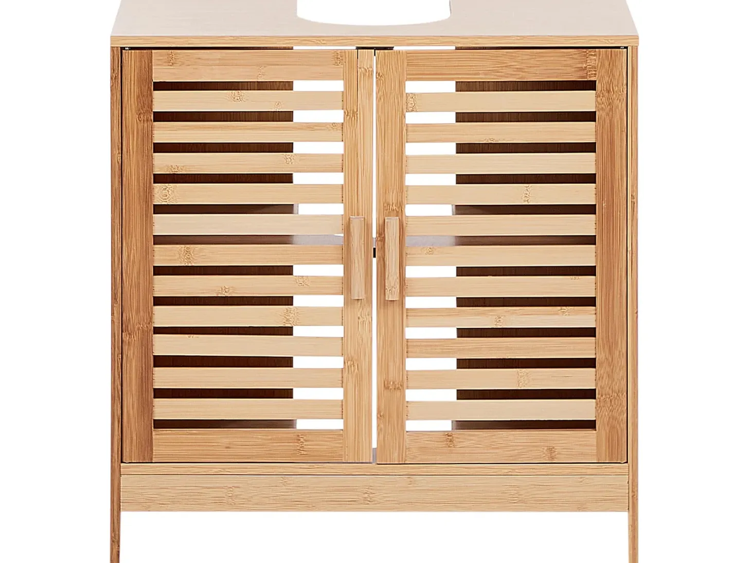 Vaskeskab MISSOULA Bambus 60 cm Lysebrun