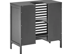 Vaskeskab MISSOULA Bambus 60 cm Sort