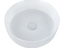 Vask til bordplade CALIG Hvid ⌀ 36 cm Keramik