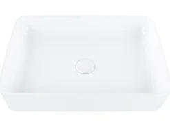 Vask til bordplade CHIVANA Hvid 51 x 34 cm Keramik