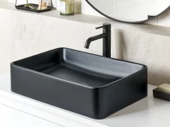 Vask til bordplade CHIVANA Sort 51 x 34 cm Keramik