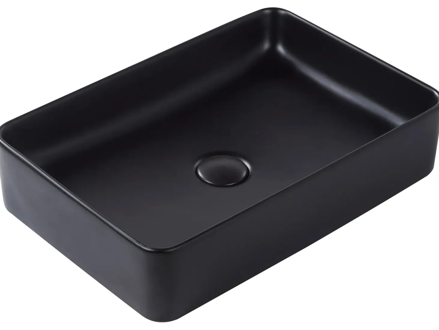 Vask til bordplade CHIVANA Sort 51 x 34 cm Keramik