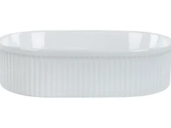 Vask til bordplade GELDO Hvid 49 x 31 cm Keramik