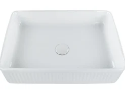 Vask til bordplade GELDO Hvid 50 x 34 cm Keramik
