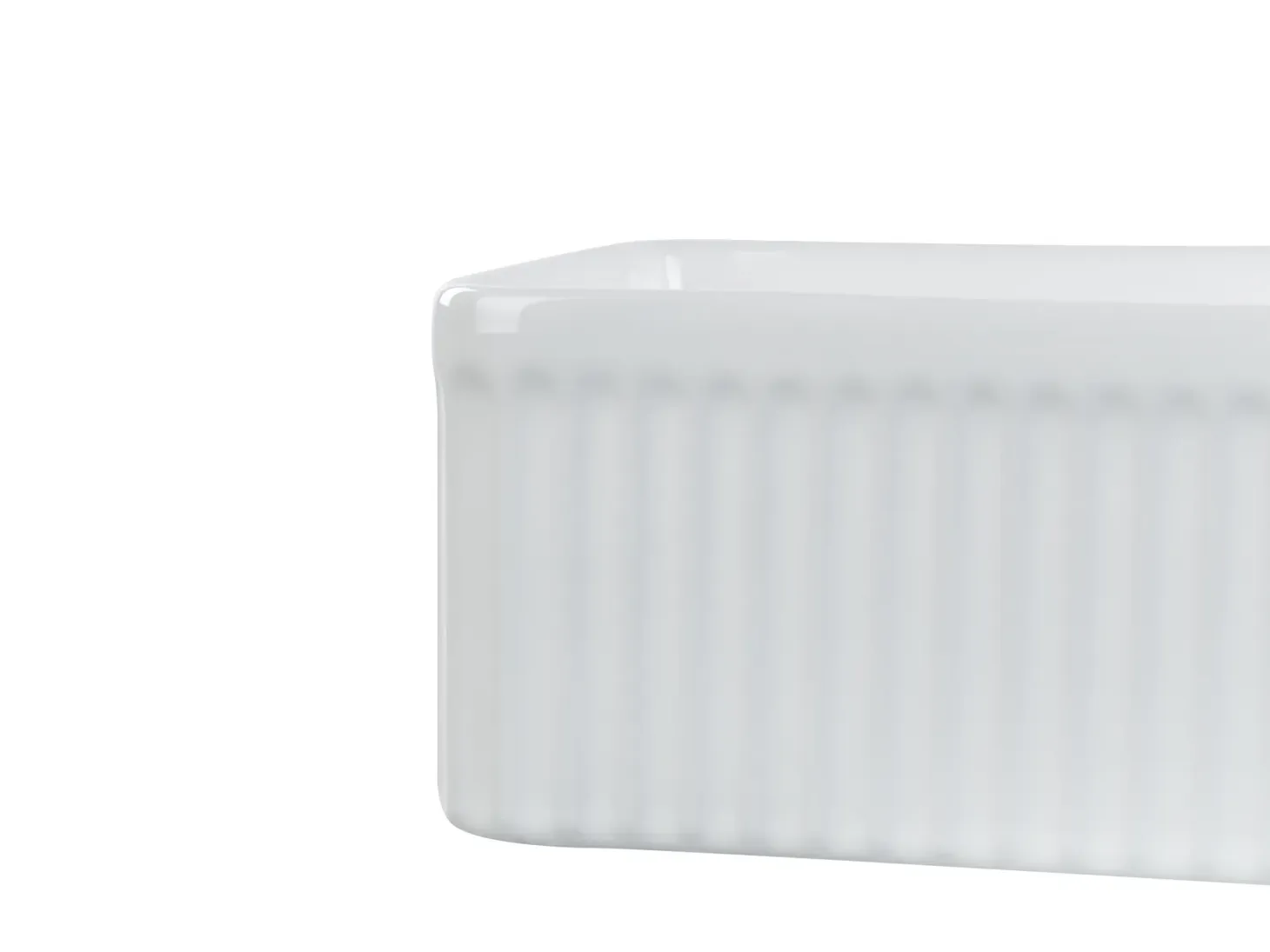 Vask til bordplade GELDO Hvid 50 x 34 cm Keramik