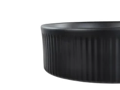 Vask til bordplade GELDO Sort ⌀ 37 cm Keramik