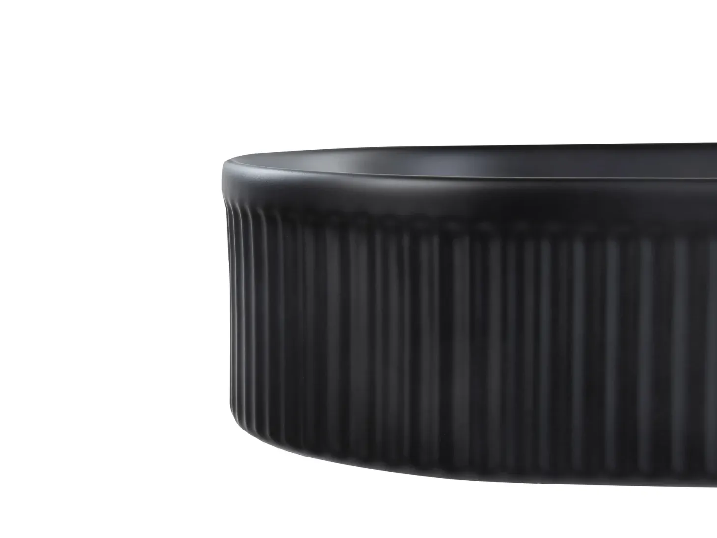 Vask til bordplade GELDO Sort 49 x 31 cm Keramik